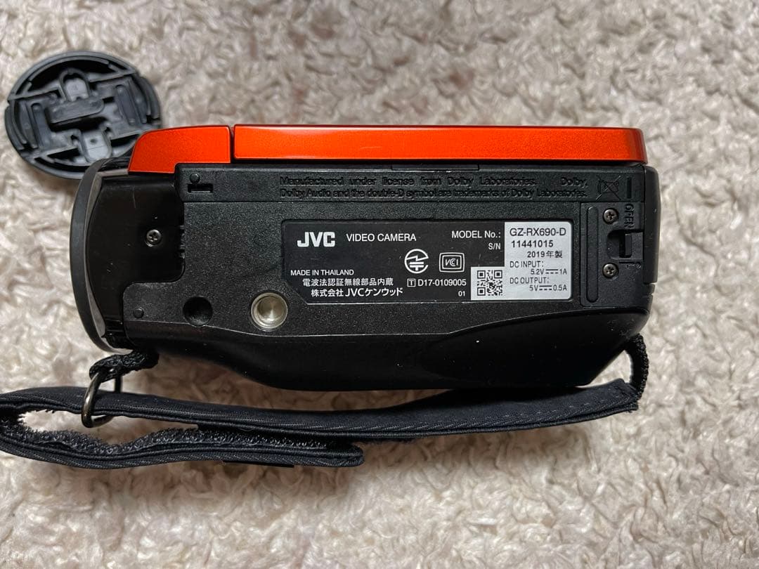 美品! JVC Everio R GZ-RX690-Dオレンジ