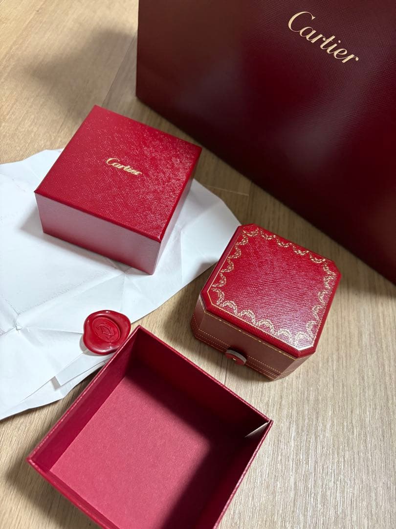 新品未使用カルティエラブリングピンクゴールドPG 地金