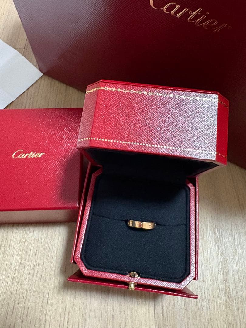 新品未使用カルティエラブリングピンクゴールドPG 地金