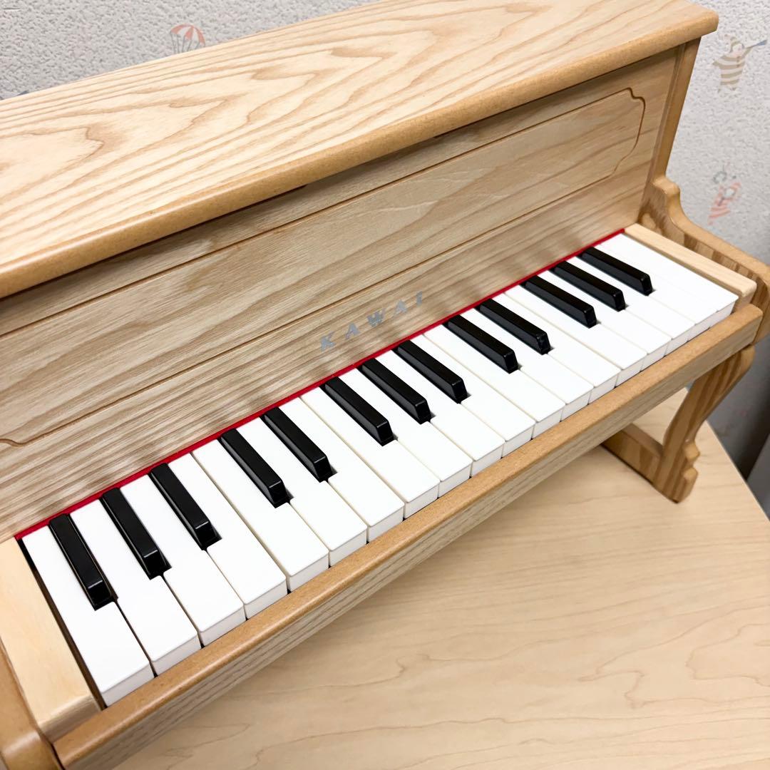 KAWAI カワイ アップライトピアノ ナチュラル ミニ おもちゃ 32鍵盤