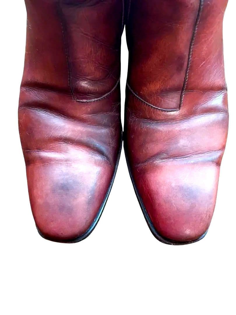 イヴサンローランリヴゴーシュ ジョニーブーツ ボルドー 箱/袋付き