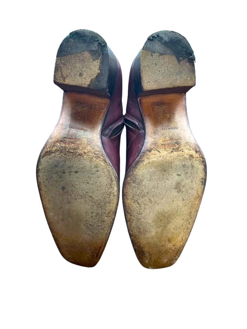 イヴサンローランリヴゴーシュ ジョニーブーツ ボルドー 箱/袋付き