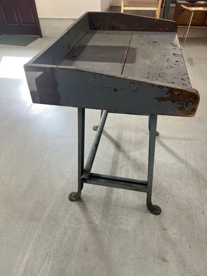 アンティーク ヴィンテージ　インダストリアル　テーブル　usa 作業台