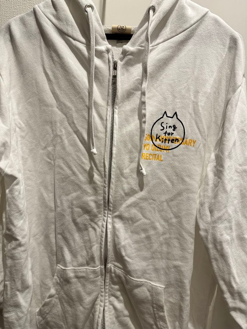 大泉洋さん　リサイタル　子猫パーカ　白