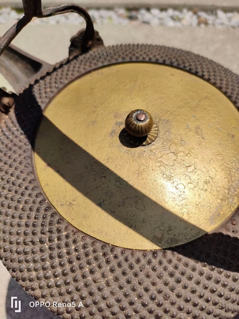 蔵出☆天保時代　 骨董品　鋳鉄　茶　一点から　天保時代　花器　アート　レトロ