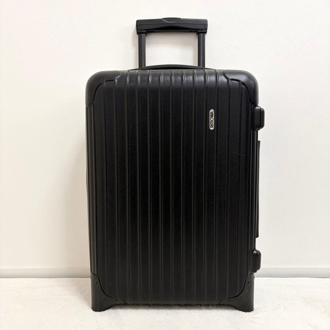 【美品】RIMOWA キャリーケース サルサ トロリー 35L 機内持ち込み　黒