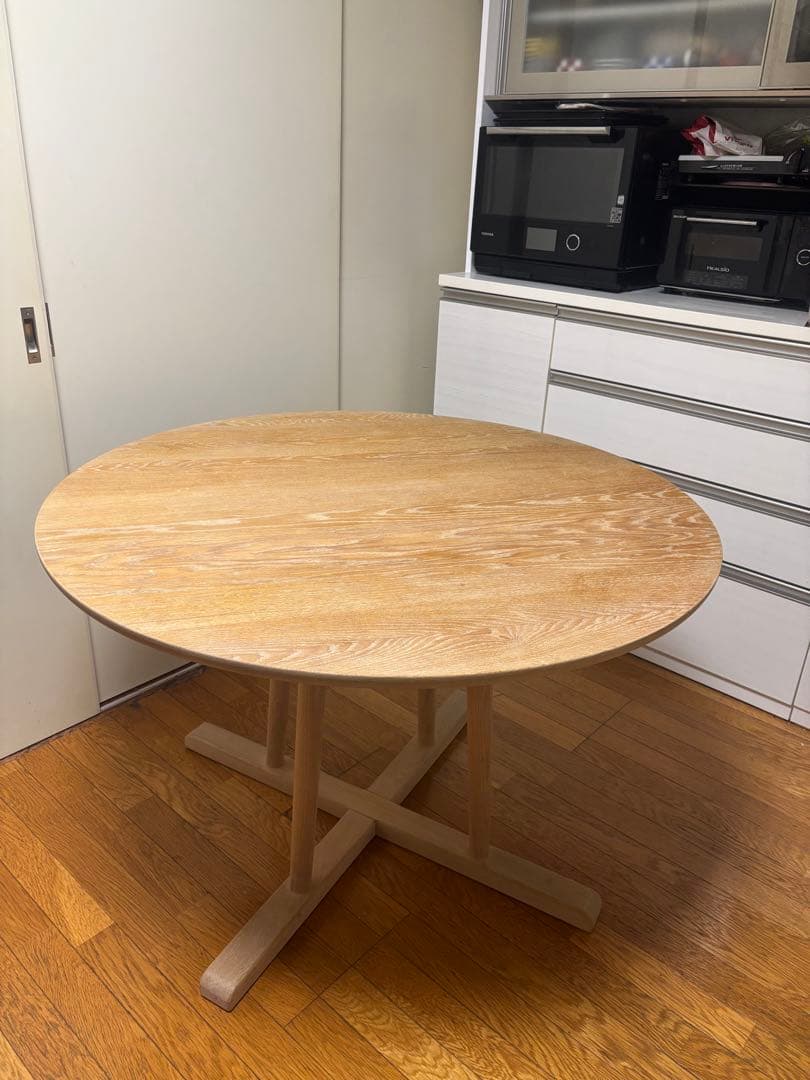 アクタス ナチュラルウッド 円形ダイニングテーブル