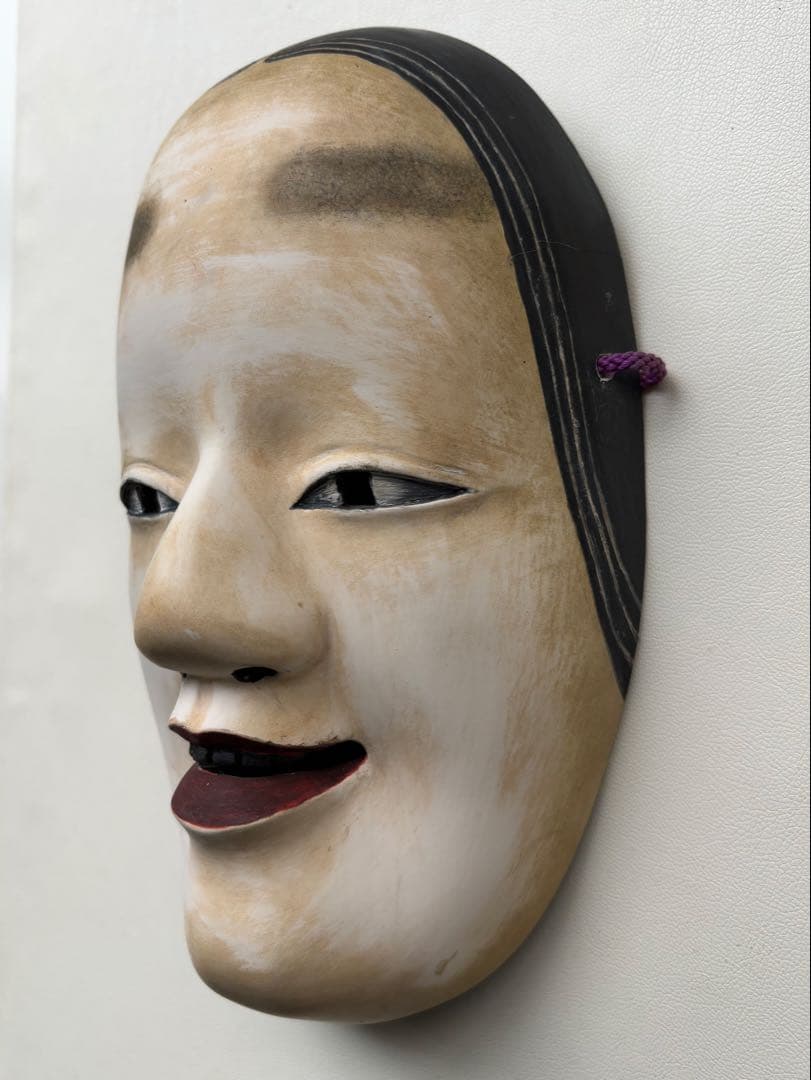 能面 神楽面　般若　作家物　ケース付き