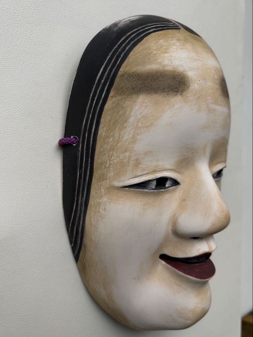 能面 神楽面　般若　作家物　ケース付き