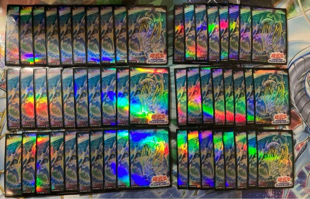 遊戯王 究極宝玉神 レインボードラゴン 公式 プレイマット、スリーブ