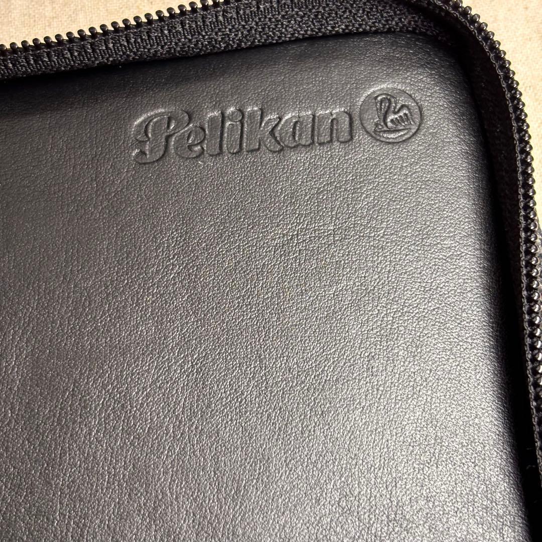 Pelikan（ペリカン）ペンケース 10本用 TGX-10 牛革　万年筆入れ