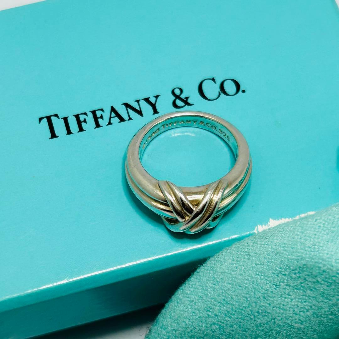 【店舗クリーニング済】TIFFANY&CO. シグネチャーリング　シルバー　7号