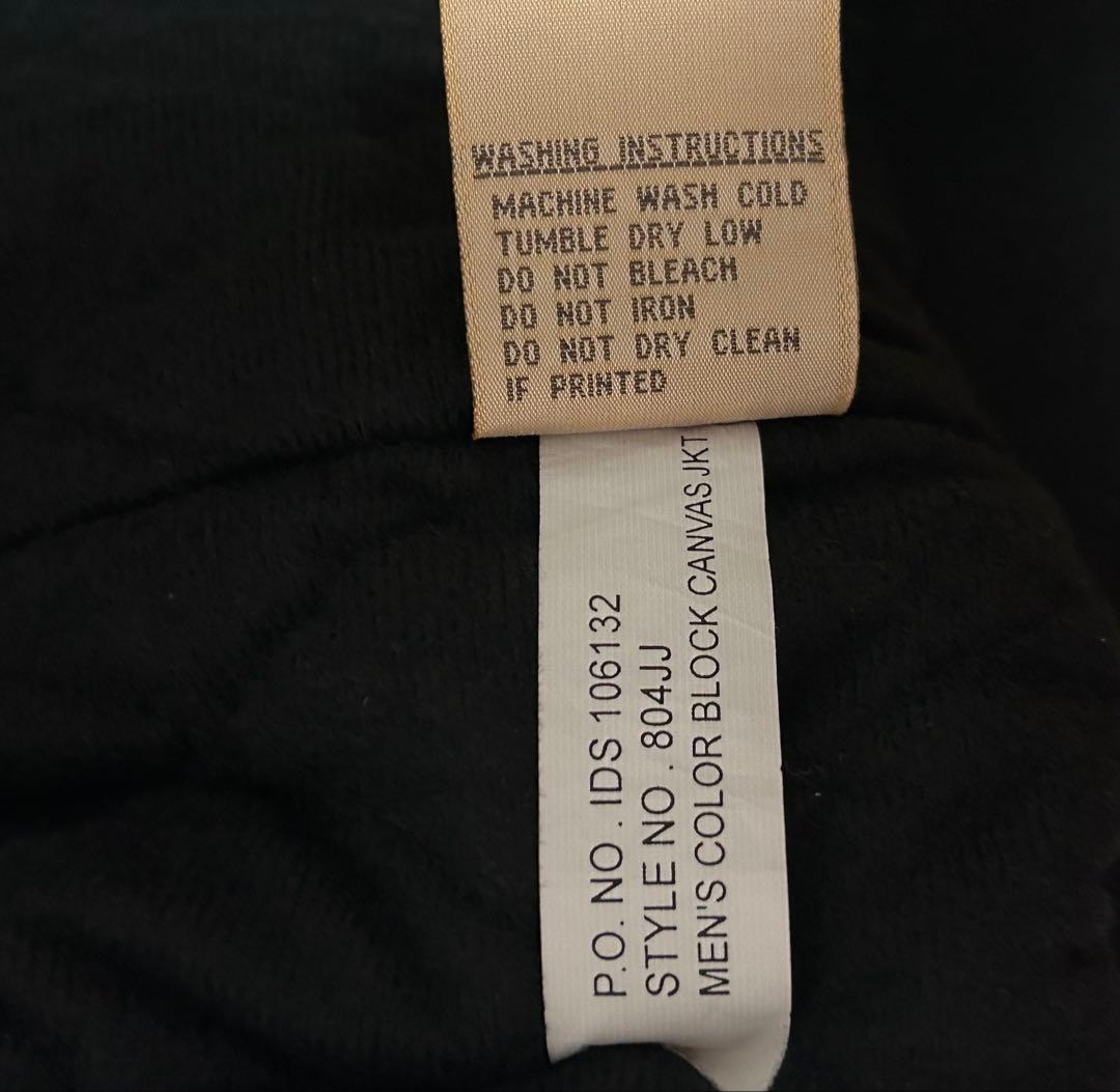 希少 snap on 刺繍ロゴ ブルゾン ワークジャケット 黒 グレー 中綿