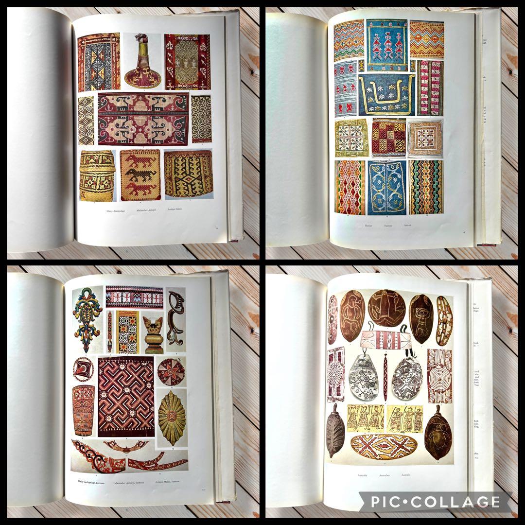 1955年ORNAMENTE DER VÖLKER・民族の装飾・カラー図録