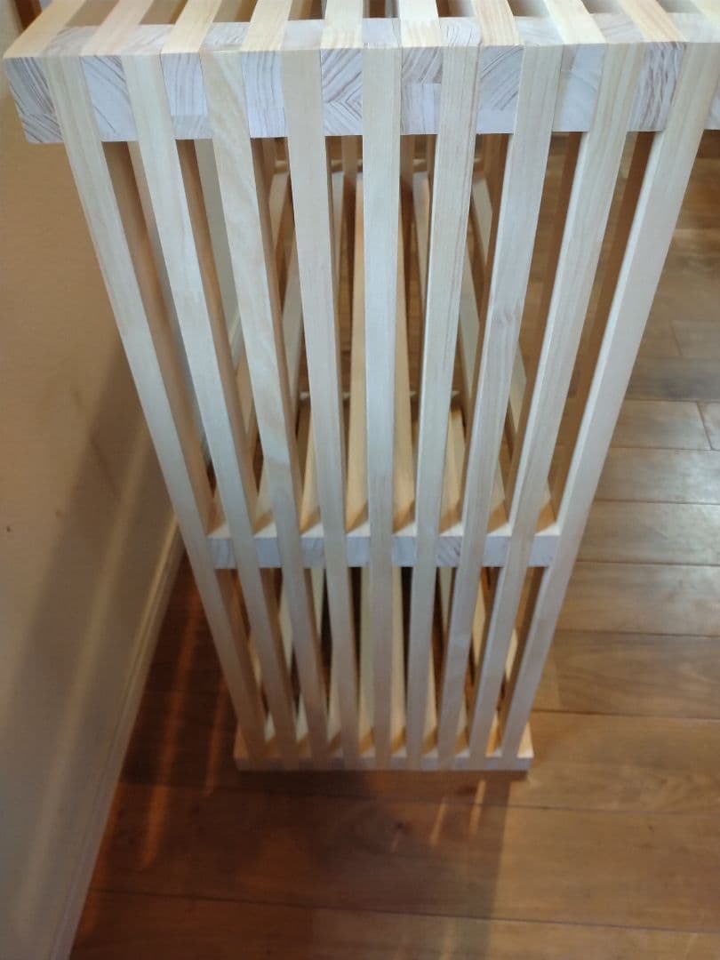 木製　ハンドメイド　オーダー　格子　棚　アクアラック　シェルフ　水槽台　金魚