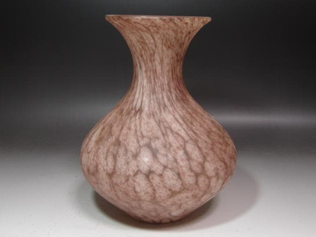 【セール】☆　藤田喬平　手吹ガラス花瓶　美しい品です☆y243