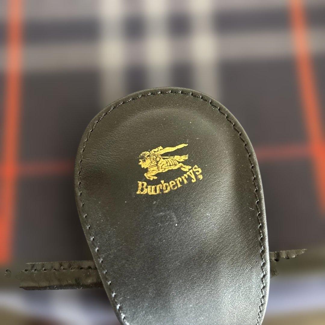 Burberry's チェック柄 本革 ショルダーバッグ