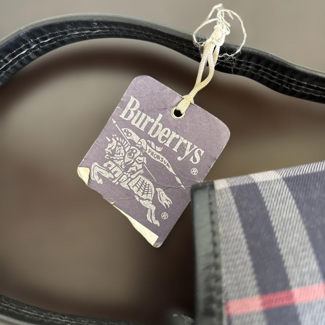 Burberry's チェック柄 本革 ショルダーバッグ