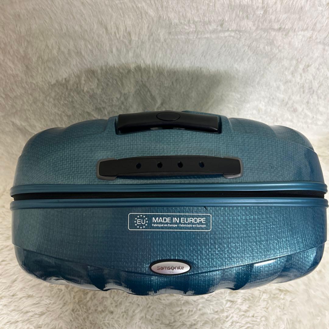 【美品】サムソナイト コスモライト スピナー エメラルドグリーン　68l