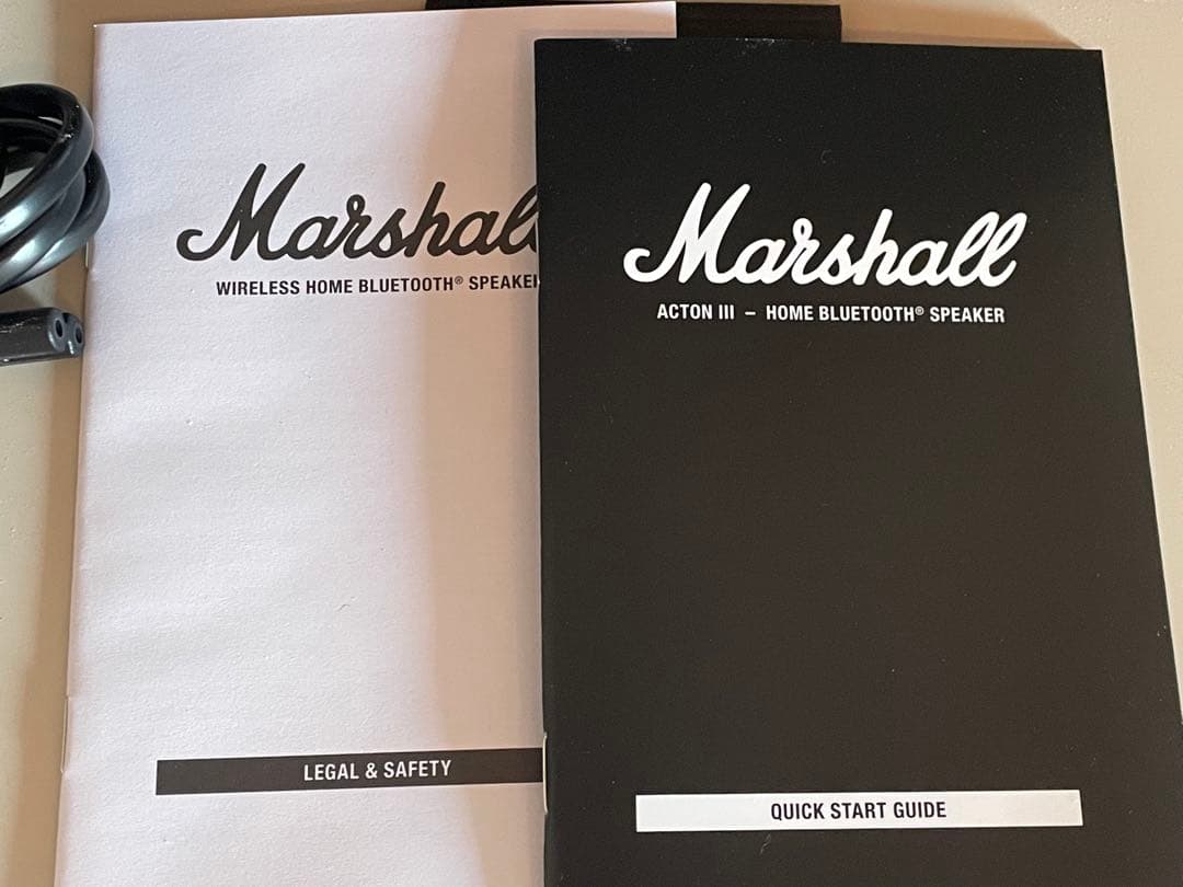 【正規品】Marshall ACTON III ワイヤレススピーカー　ブラウン
