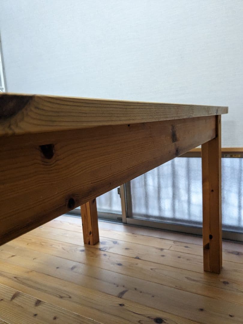 パイン材　ダイニングテーブル　4人掛け　4人　ボルドーパイン　レッドパイン