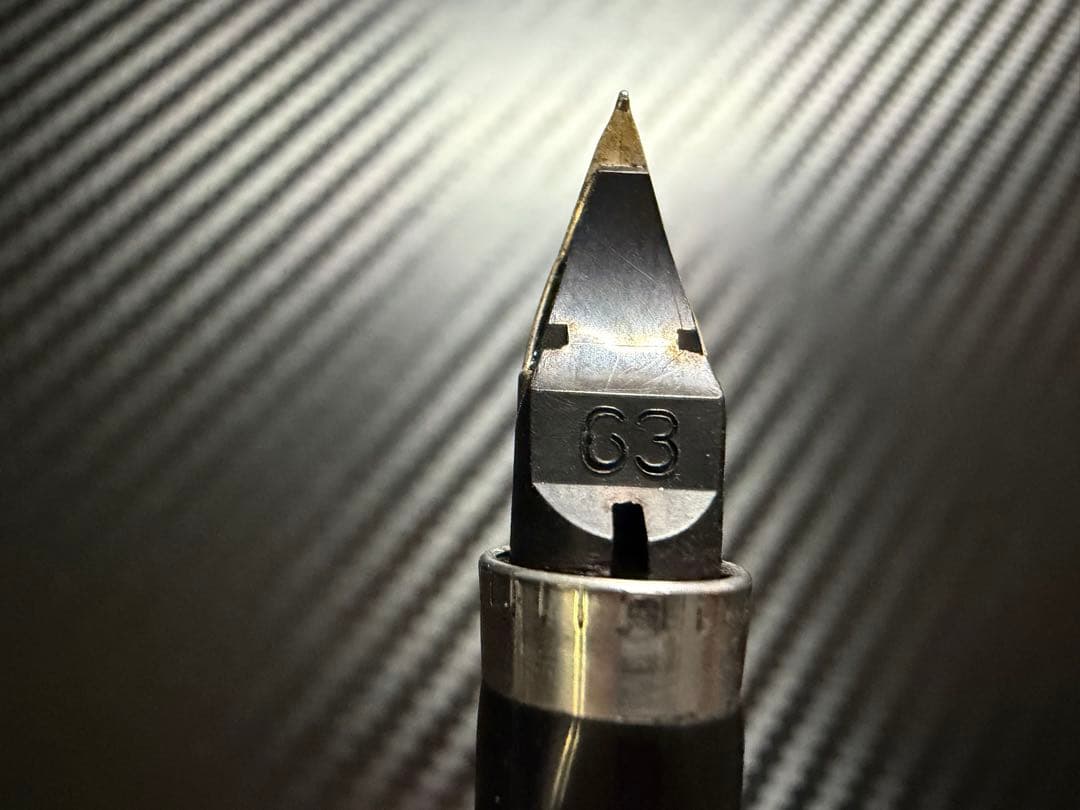 極美 パーカー 75 シズレ スターリングシルバー フラットトップ XF 万年筆