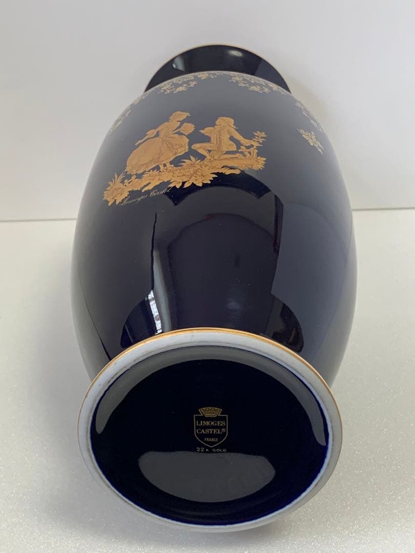 《美品》《送料無料》⭐︎LIMOGES CASTEL フランス製　22金　花瓶♪⭐︎