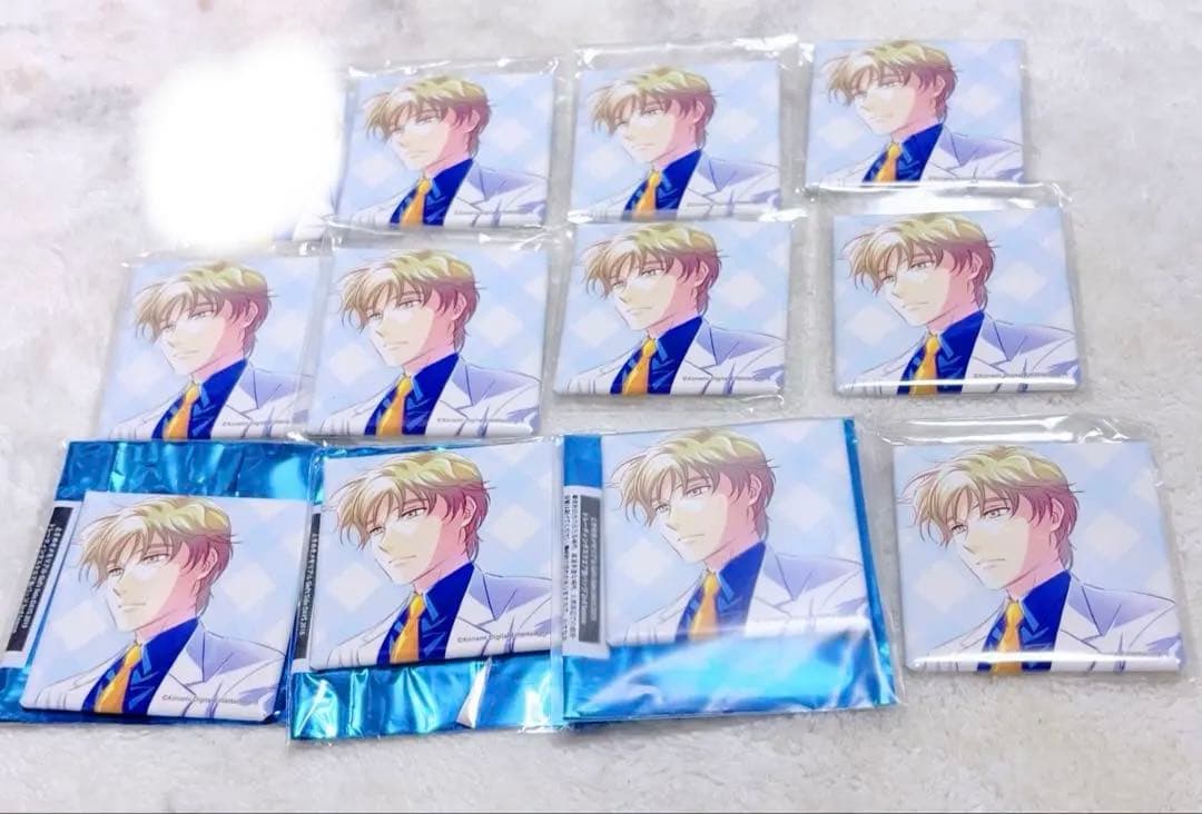 ときめきメモリアル ときメモGS スクエア缶バッジ 若王子貴文 11点