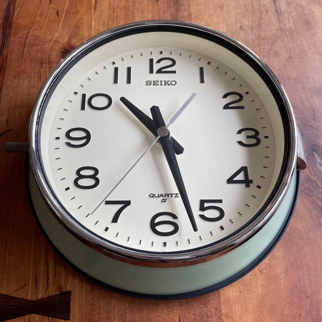 SEIKO クォーツ時計 KS474M セイコー 掛け時計 船舶時計