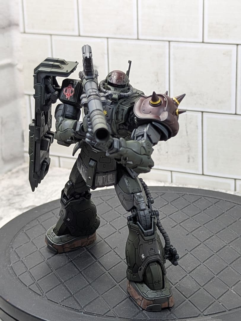 復讐のレクイエム HG MS−06F ザクⅡ FTYPE チャブス機 完成品