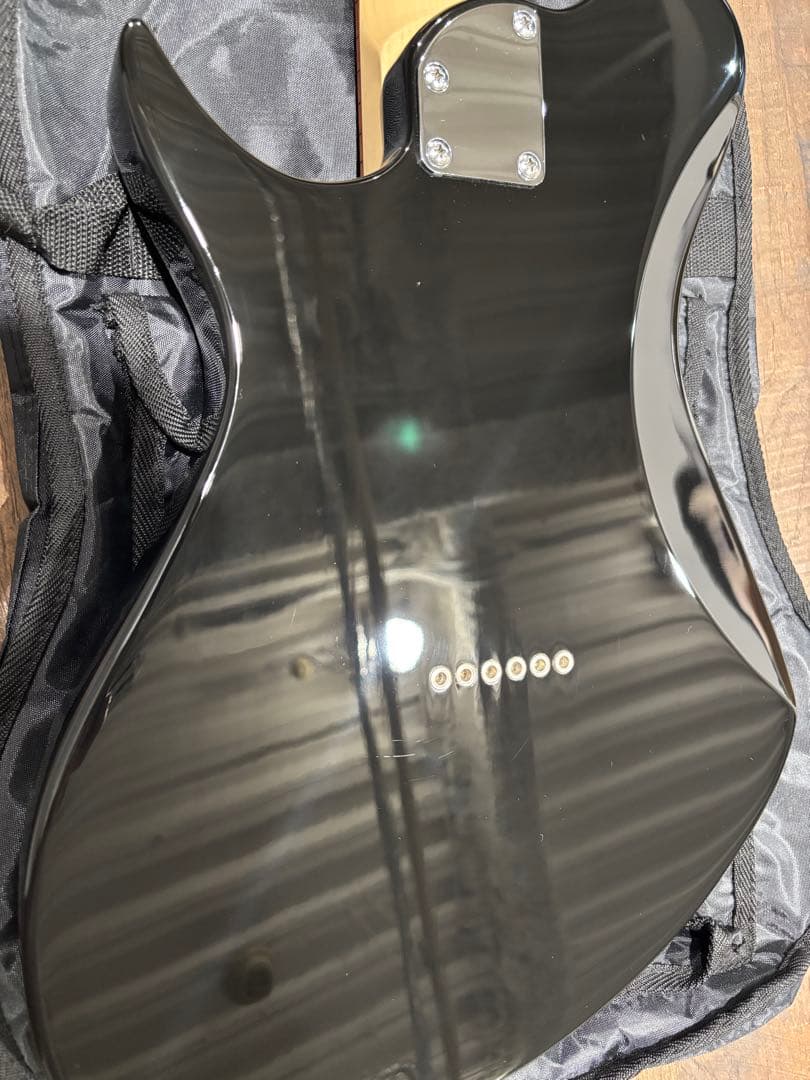 Aria pro Ⅱ Jet Black アリアプロ2 エレキギター