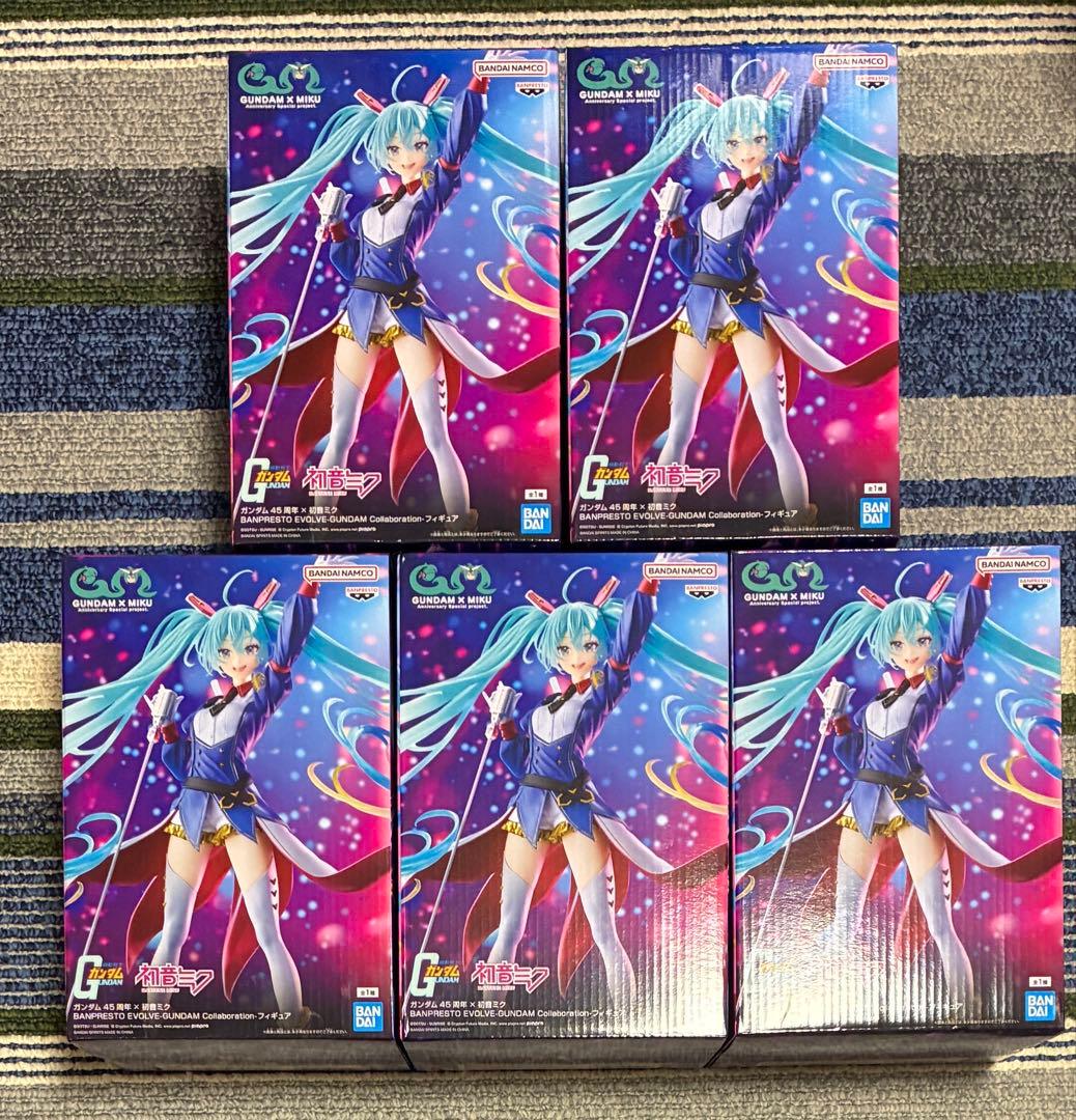 45周年GUNDAM x MIKU 初音ミク フィギュア 6体セット
