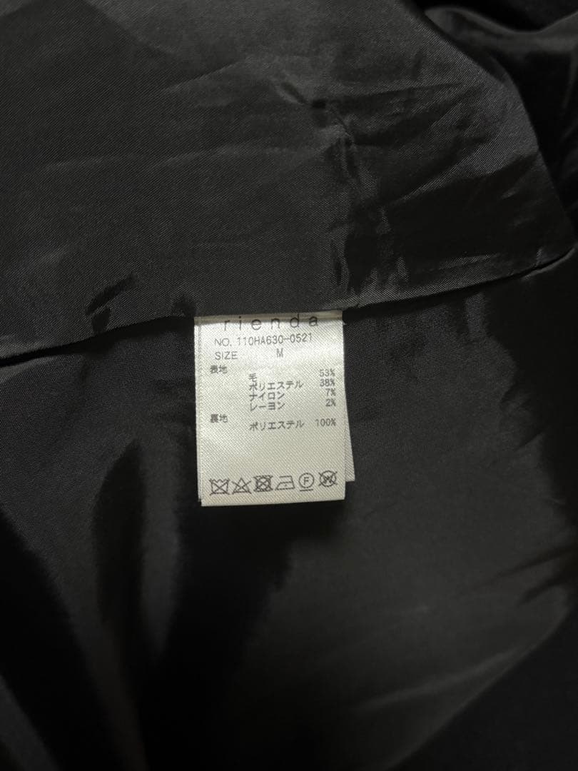 rienda シンデレララインミニコート