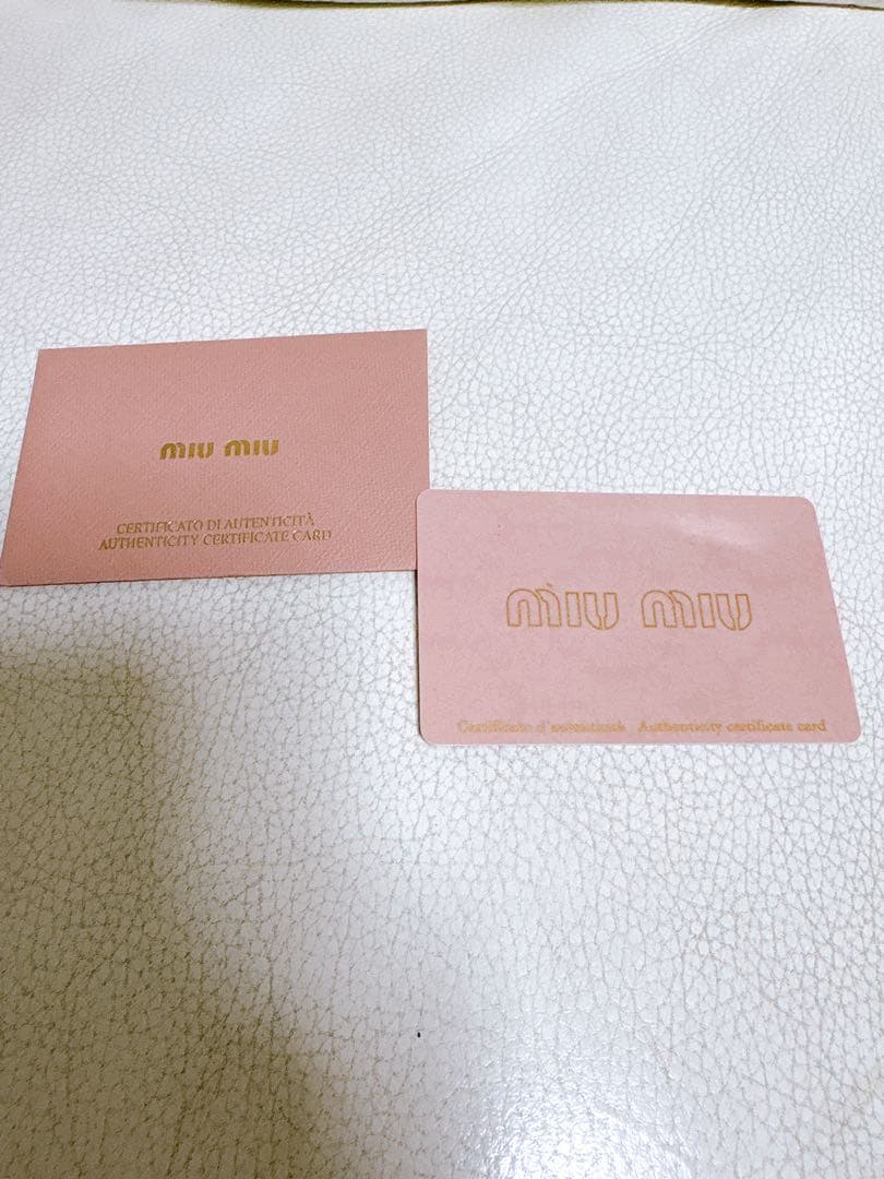 miumiu ミュウミュウ マドラス フィオッコ 2way ショルダーバッグ