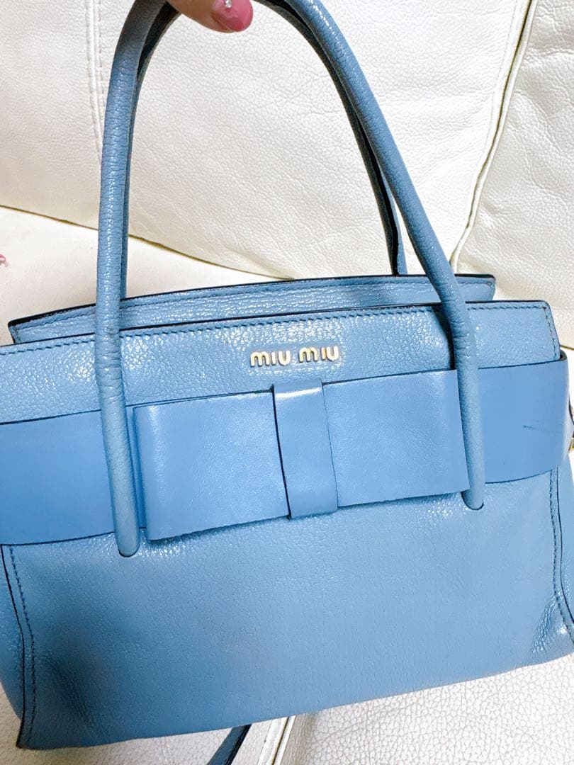 miumiu ミュウミュウ マドラス フィオッコ 2way ショルダーバッグ