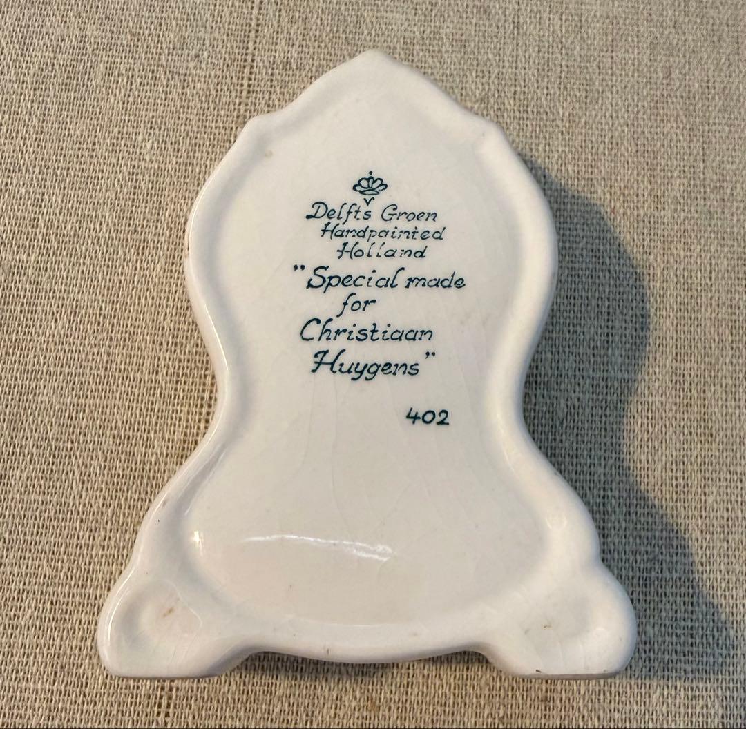 WAKO 和光 オランダ ハンドペイント デルフト焼き ヴィンテージ 置き時計