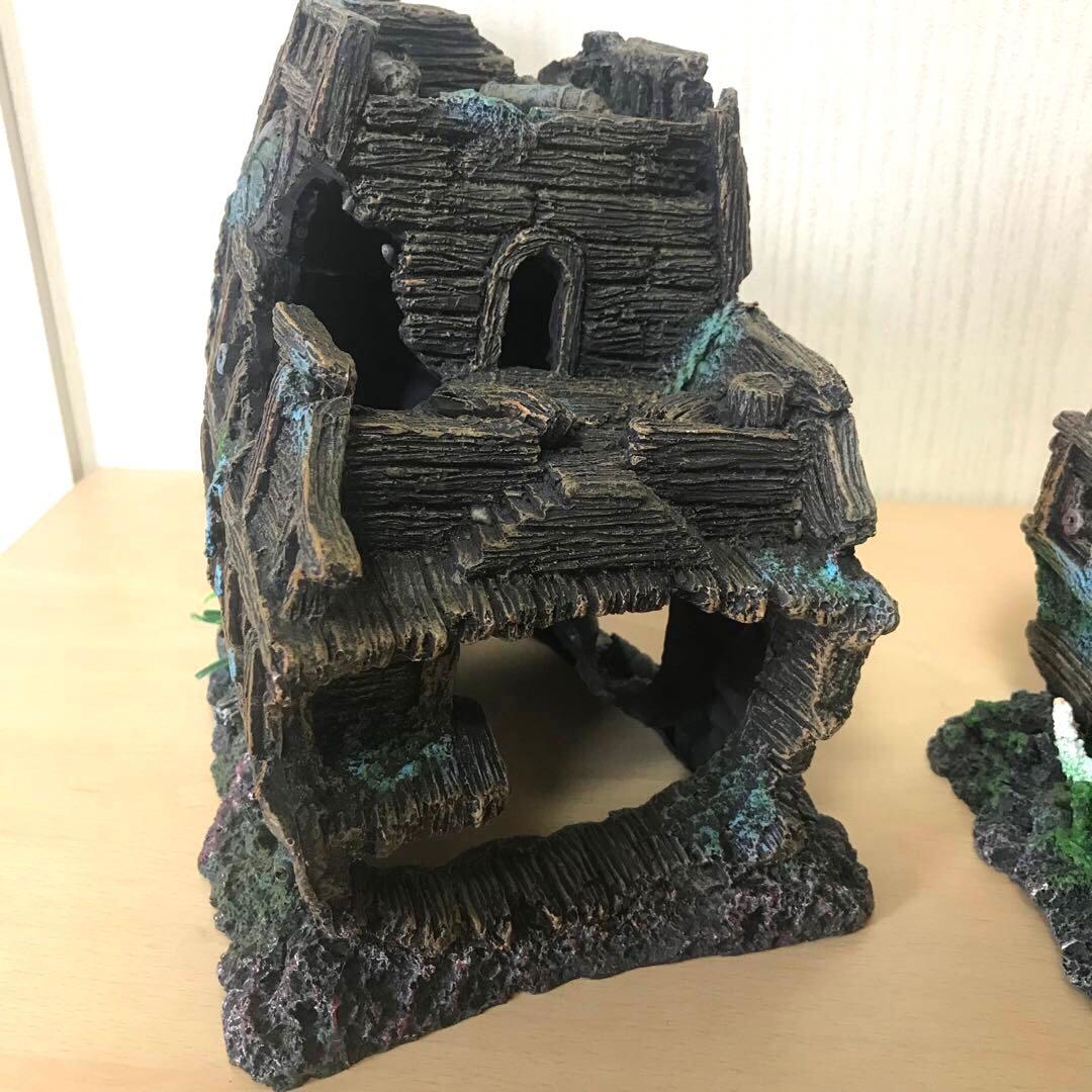 アクアリウム　オーナメント　沈没船