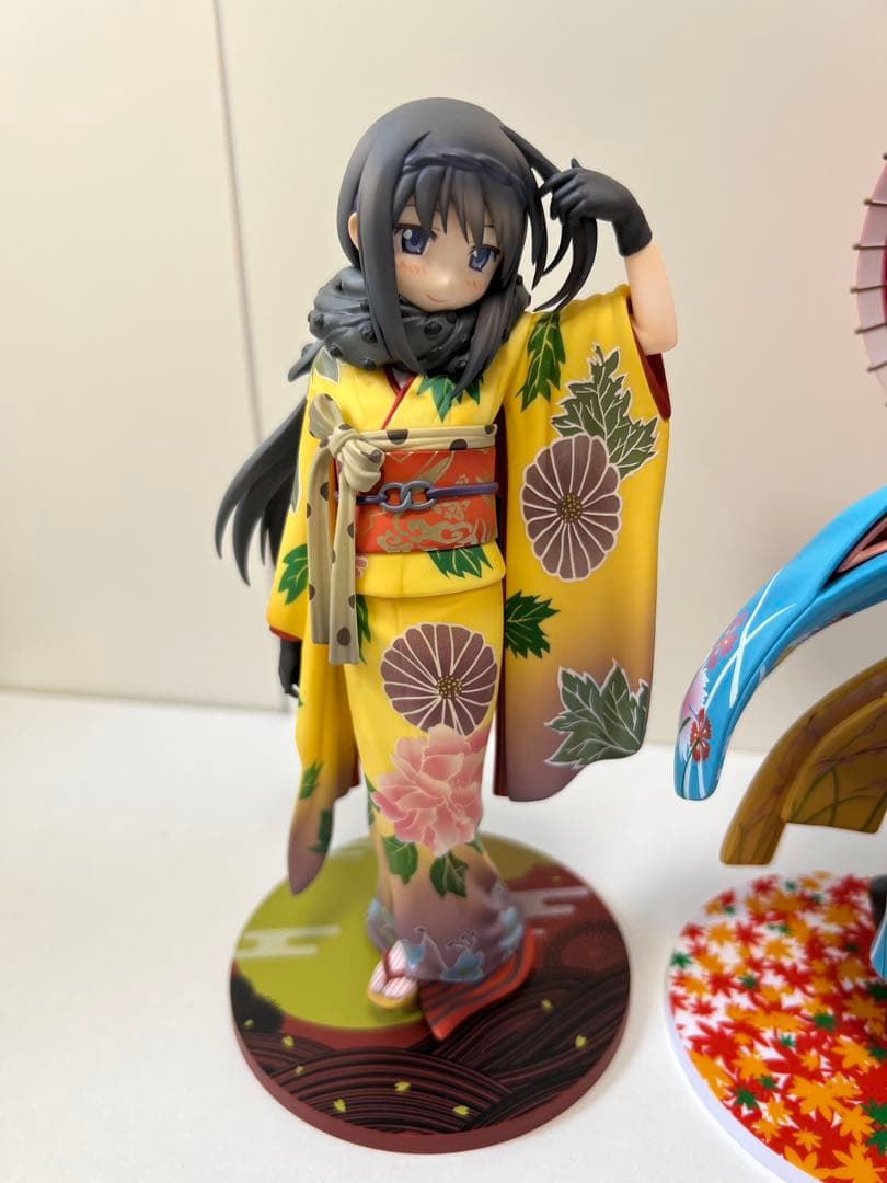 まどマギ舞妓、晴れ着フィギュア5体セット