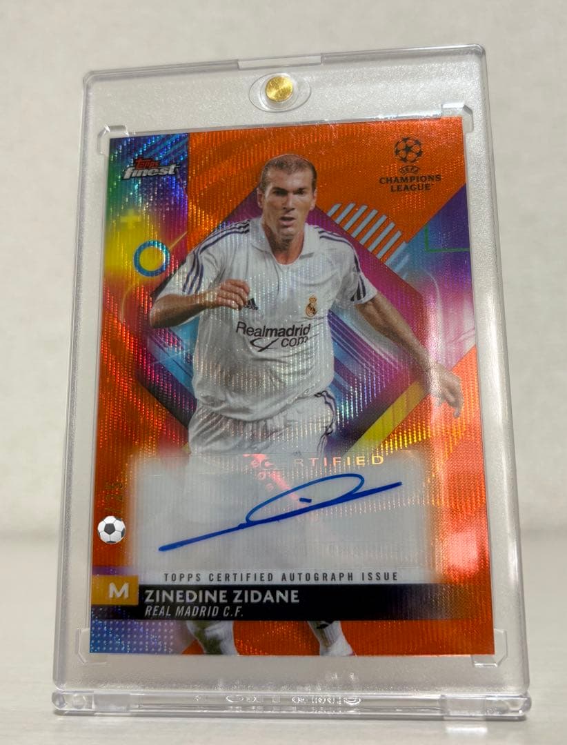 【世界25枚限定】topps ジネディーヌ・ジダン　ZIDANE 直筆サイン
