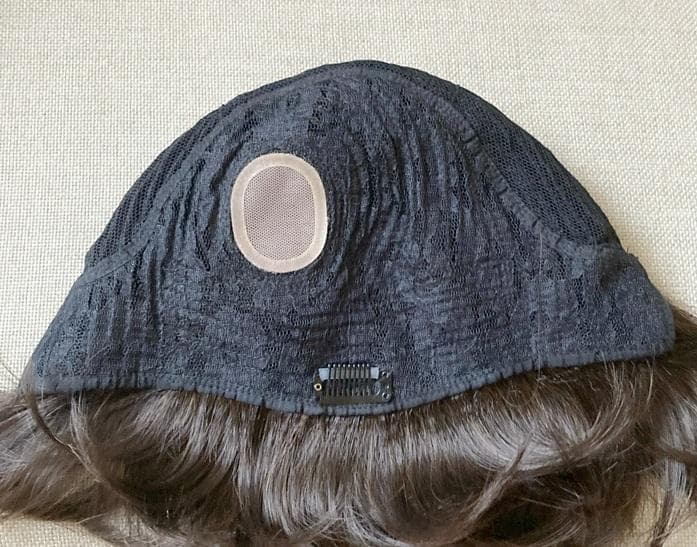 ナオアート(NAO-ART)　人毛MIX　らくらくフィット帽子ウィッグ　栗色