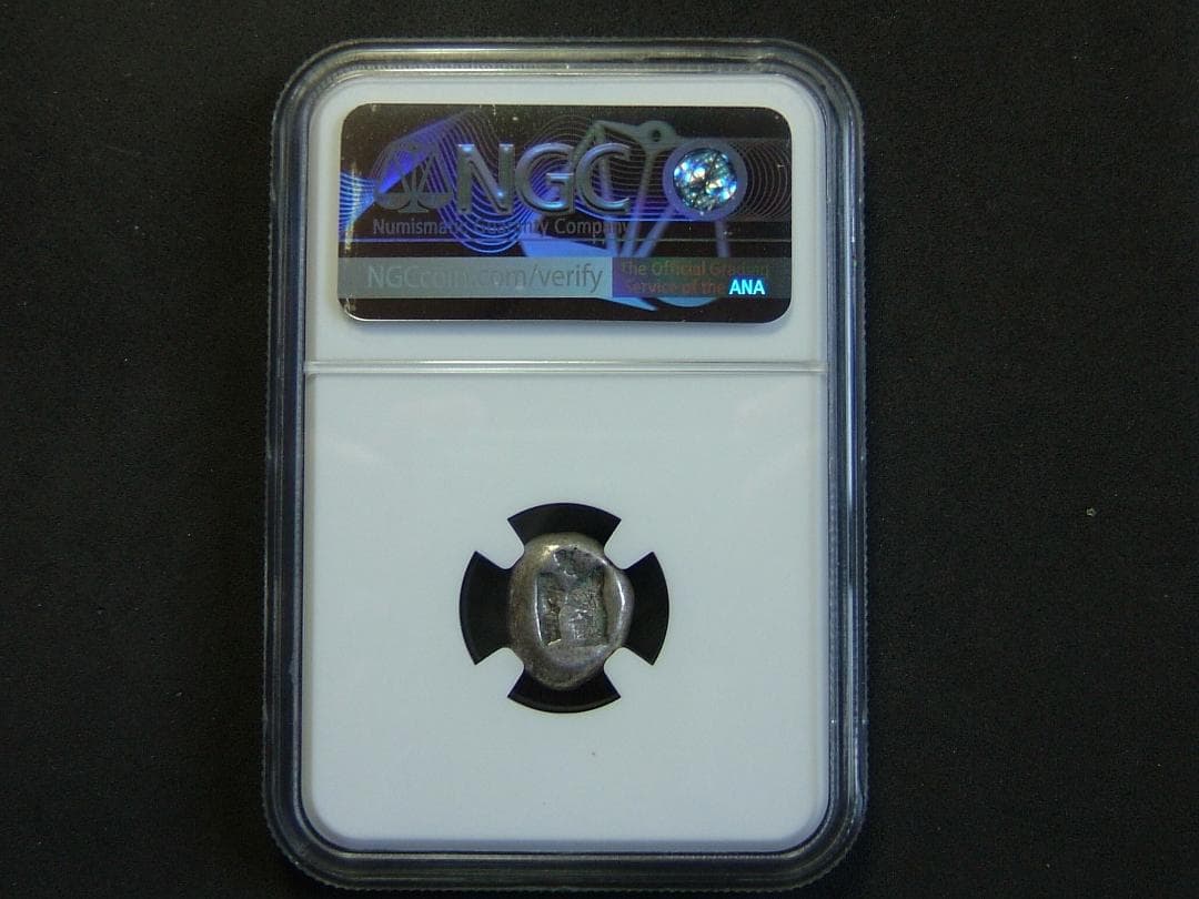 アケメネス朝ペルシャ；シグロス銀貨、NGCスラブ、希少品