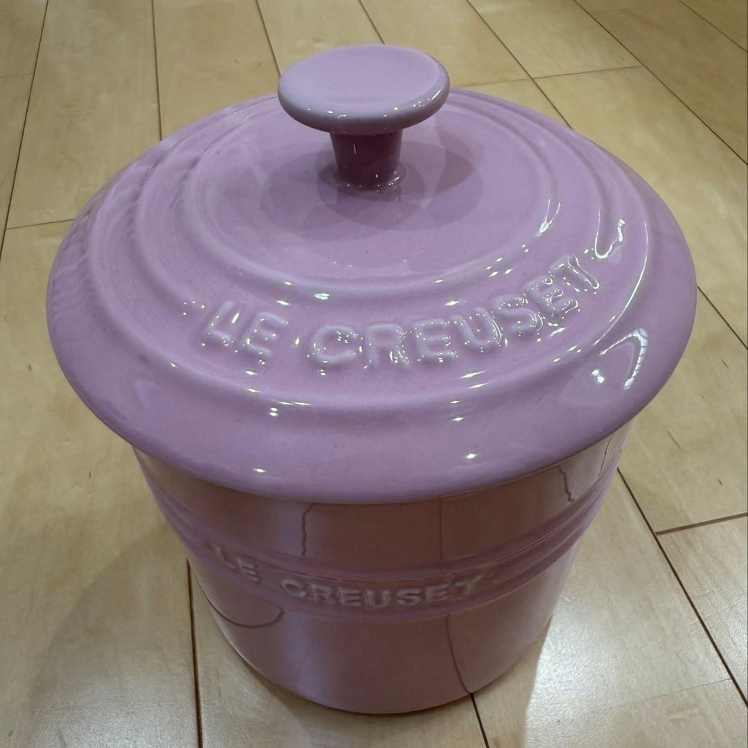 ル・クルーゼ　犬用フードコンテナ　スコップセット