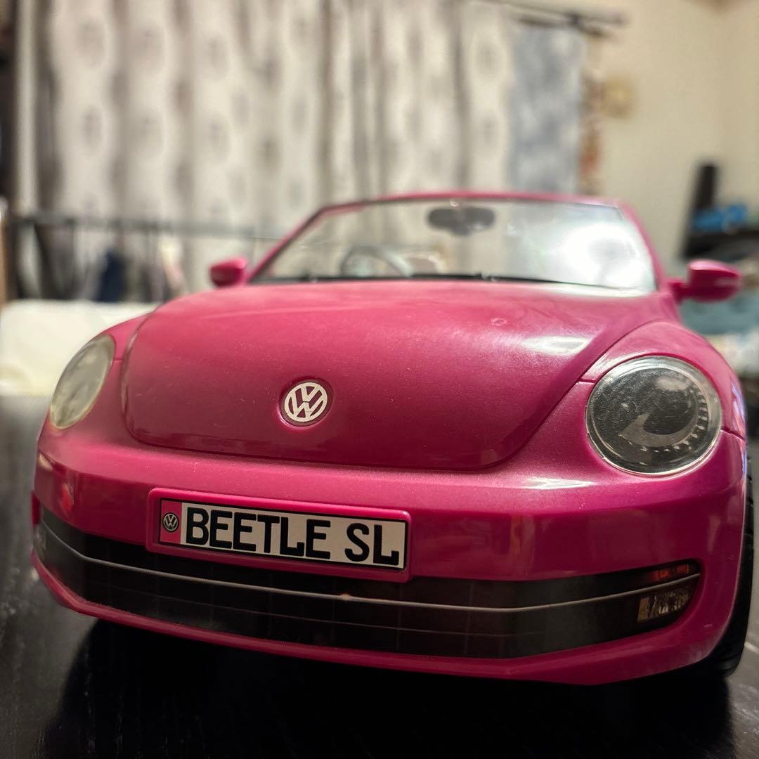 激レア　Volkswagen Beetle ピンク ミニカー