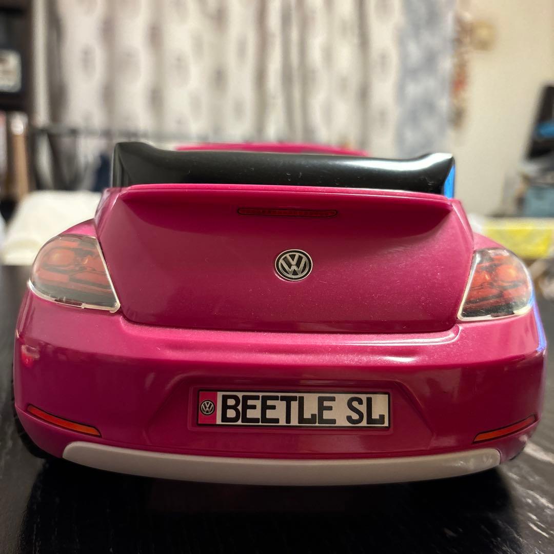 激レア　Volkswagen Beetle ピンク ミニカー