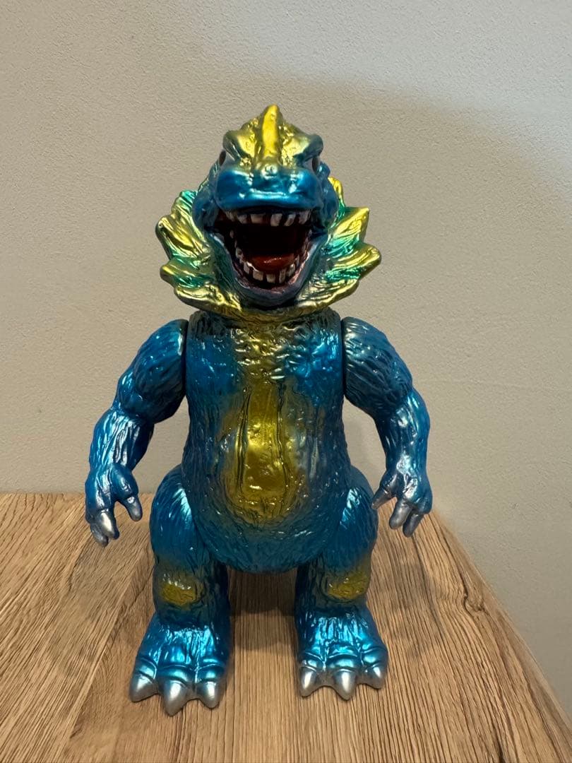 ブルマァク 復刻怪獣シリーズ ジラース ブルーメタリック成型/イエロー