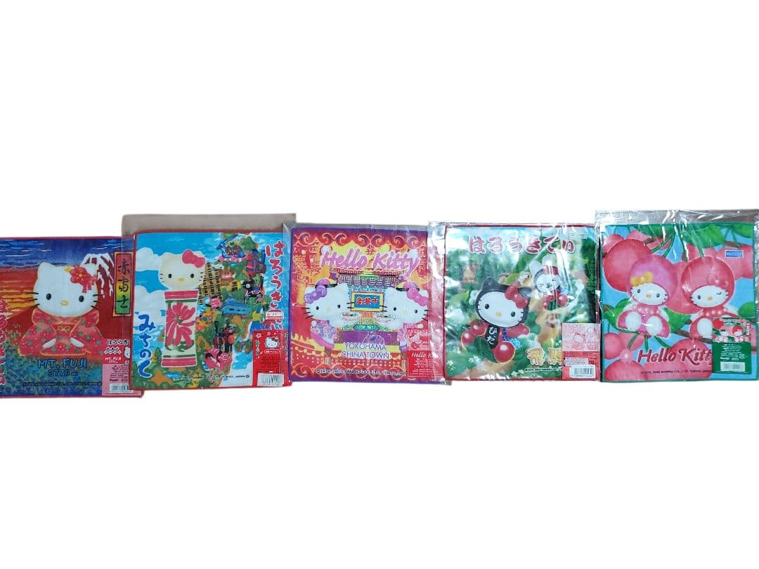 ハローキティ タオルセット ご当地 多数 ミニハンドタオル 未使用品