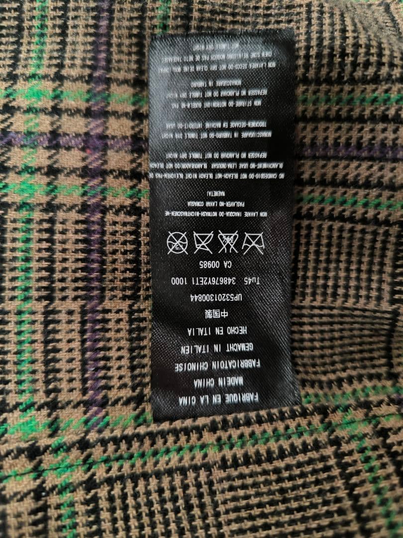 猫たちの父様向Cidu ブラック レザー シングルライダースジャケット Mサイズ