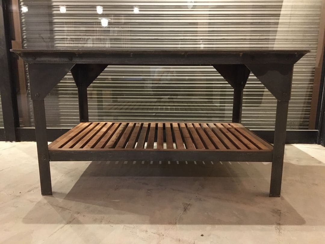 フランスアンティークインダストリアルテーブル