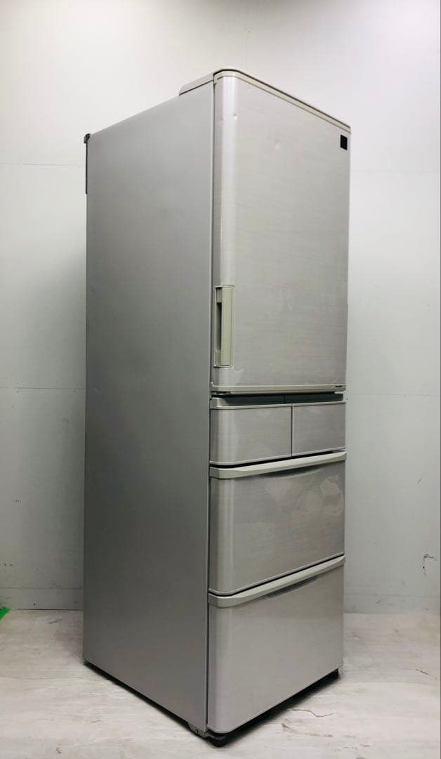 18年製　シャープ　冷蔵庫　5ドア　412L SJ-P411D-H