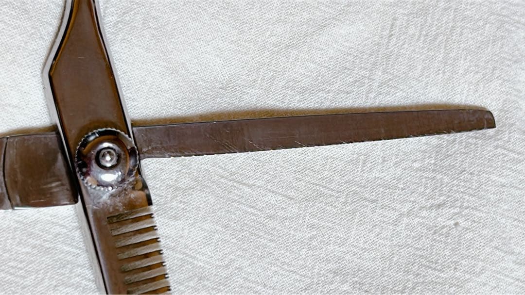 トリミングシザー 左利き用 すきばさみ トリマー　犬